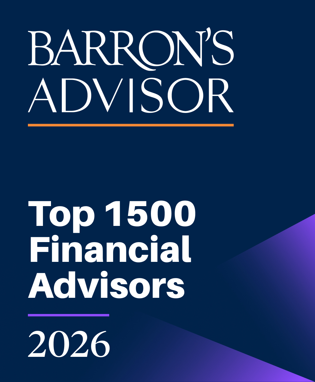 Barron's - Top 1500 Financial Advisors - Vertical